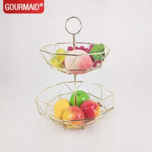سلة فاكهة معدنية ,metal fruit basket
