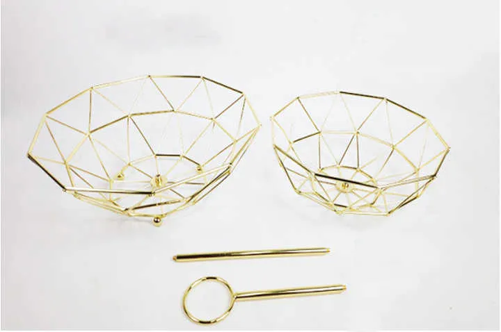 سلة فاكهة معدنية ,metal fruit basket