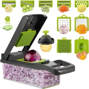 قطاعة خضار وفاكهة يدوية - Vegetable Cutter Onion Chopper Vegetable