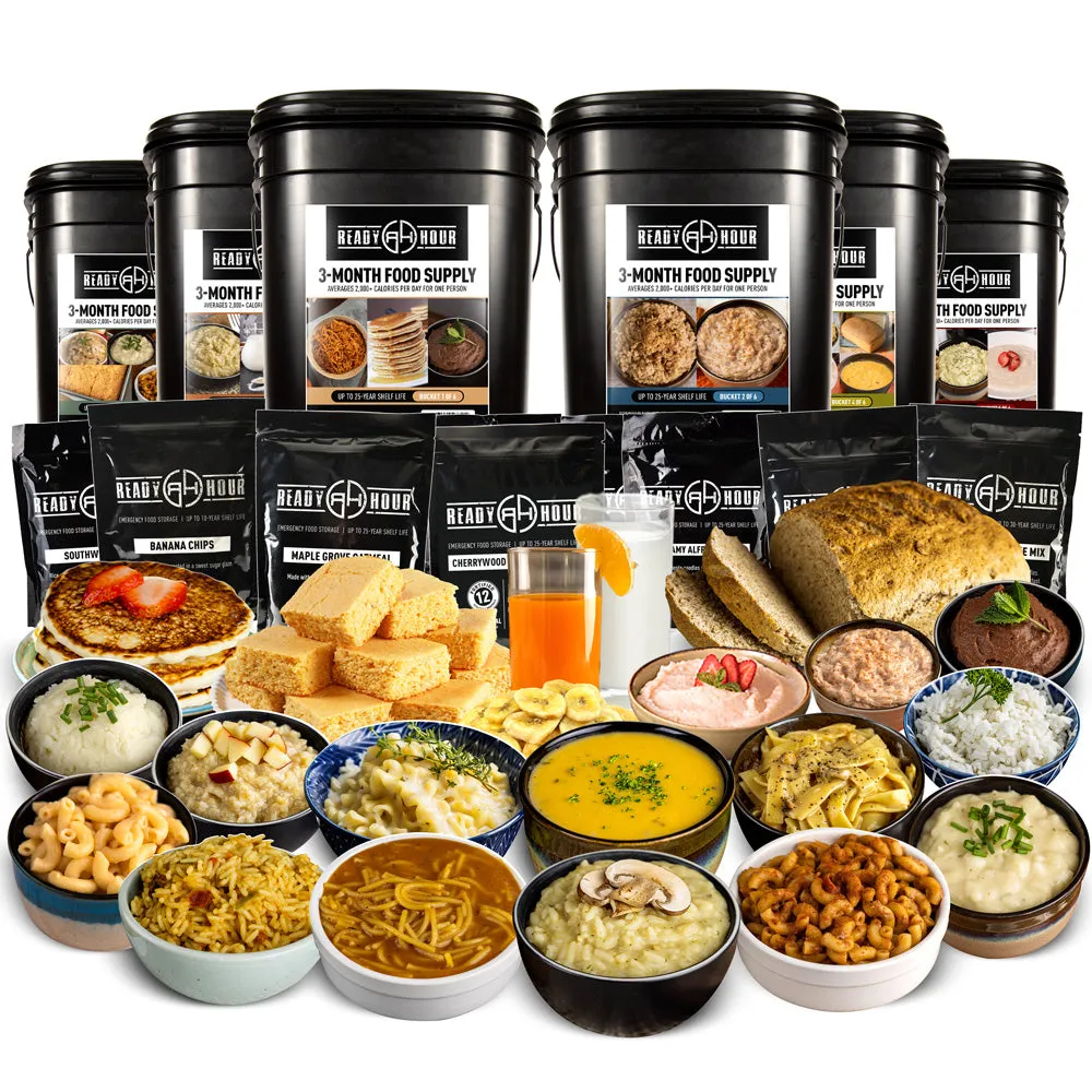 3-Month Emergency Food Supply (2,000  calories/day) - Welcome Special