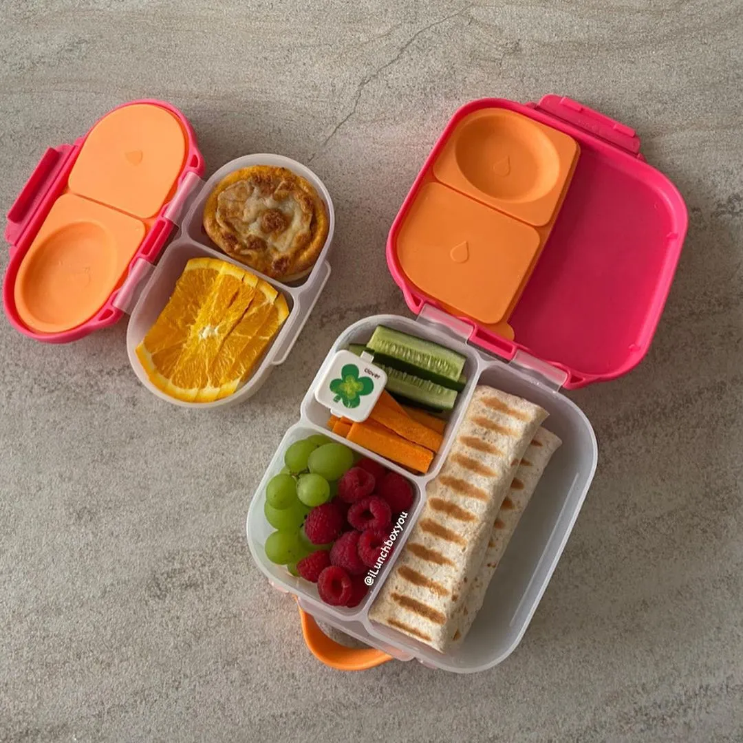 B.Box Snack Box Strawberry Shake Pink Orange