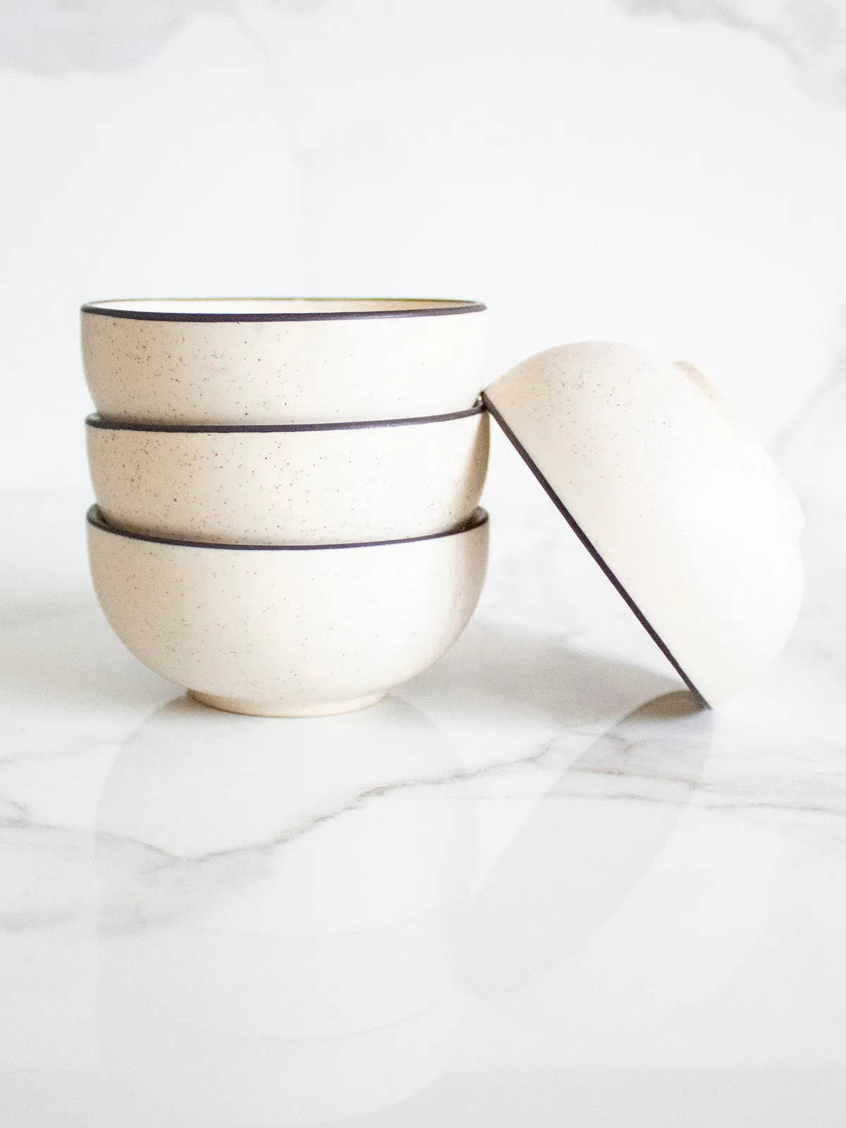 Bowls Blurry Set Of Two Black