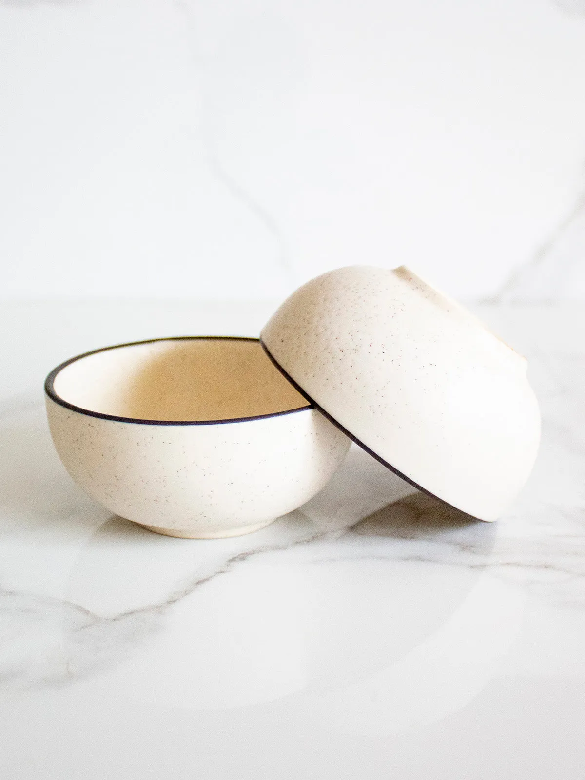 Bowls Blurry Set Of Two Black