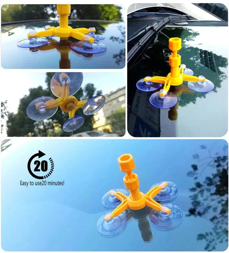 Diy Car Windshield Repair Kit Fix Cracks Scratches