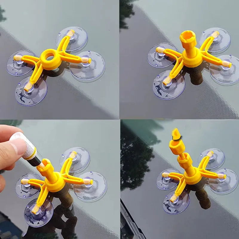 Diy Car Windshield Repair Kit Fix Cracks Scratches