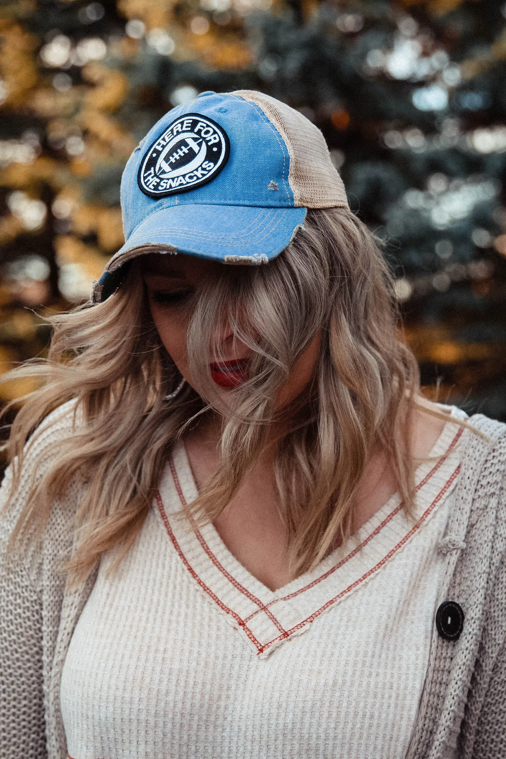 Here For The Snacks Hat