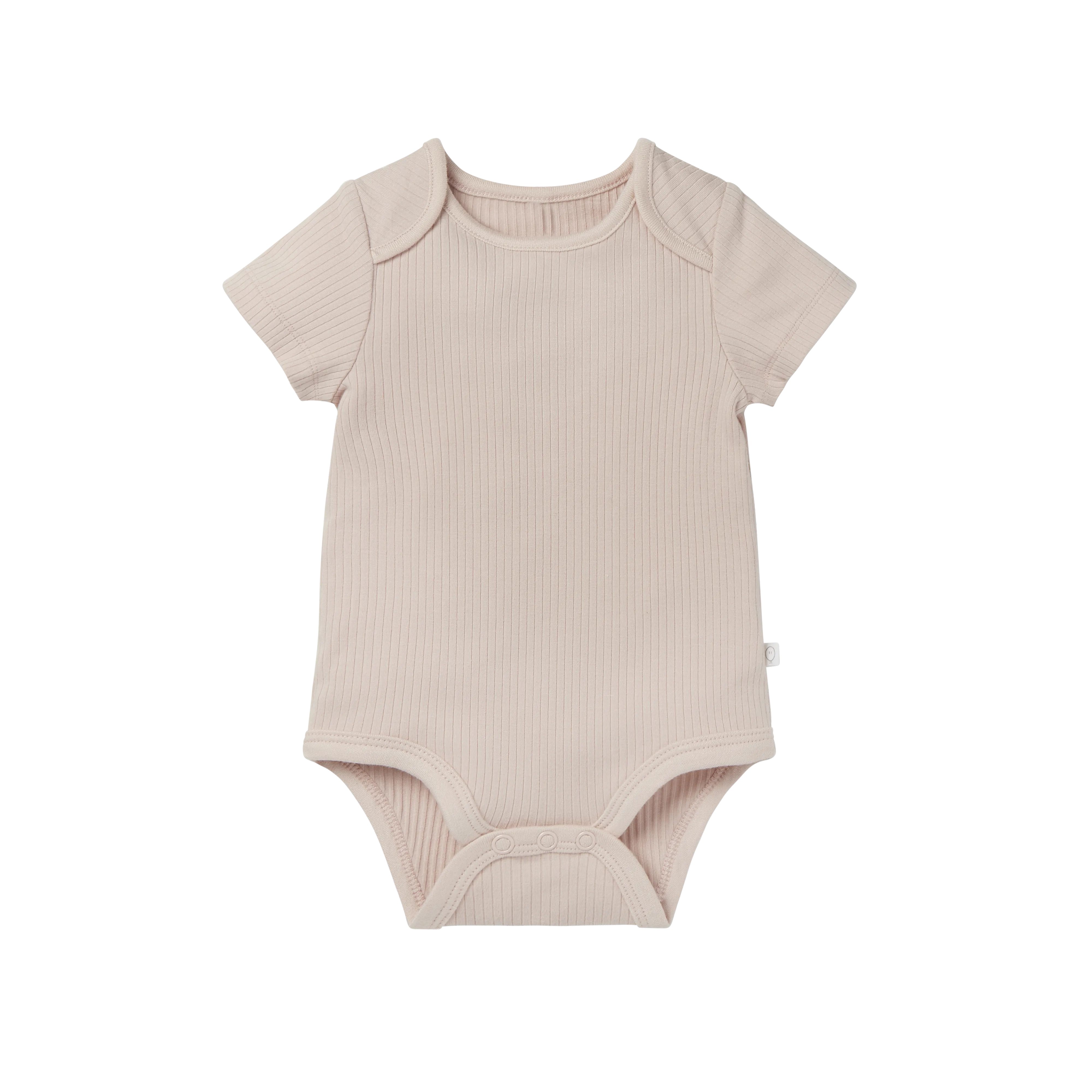 Little Fish and Ribbed Short Sleeve Bodysuit 2 Pack