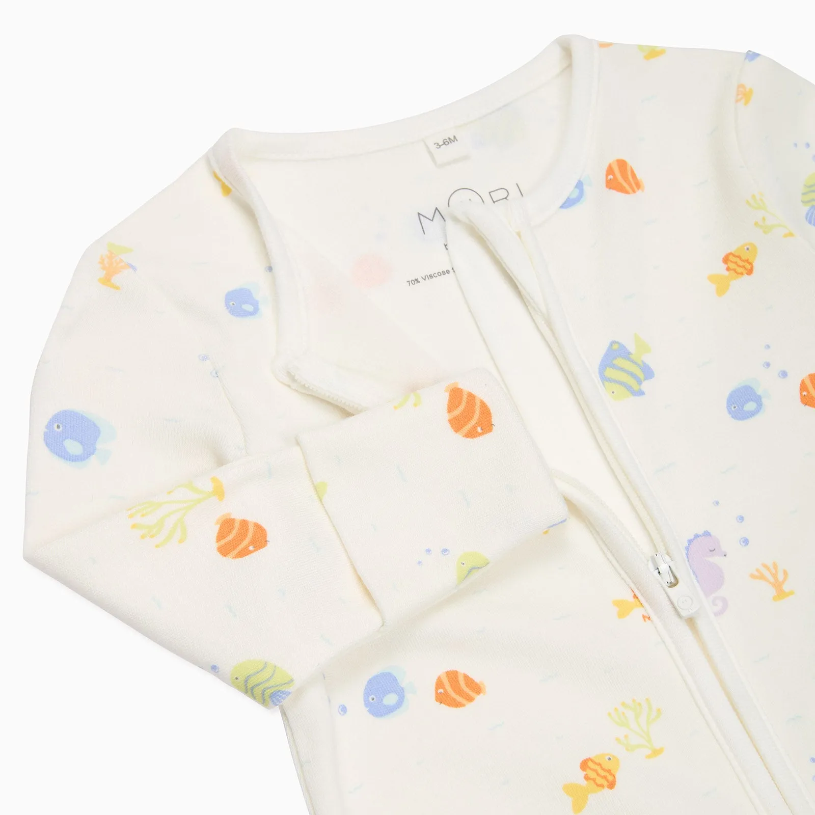 Little Fish Clever Zip Baby Pajama