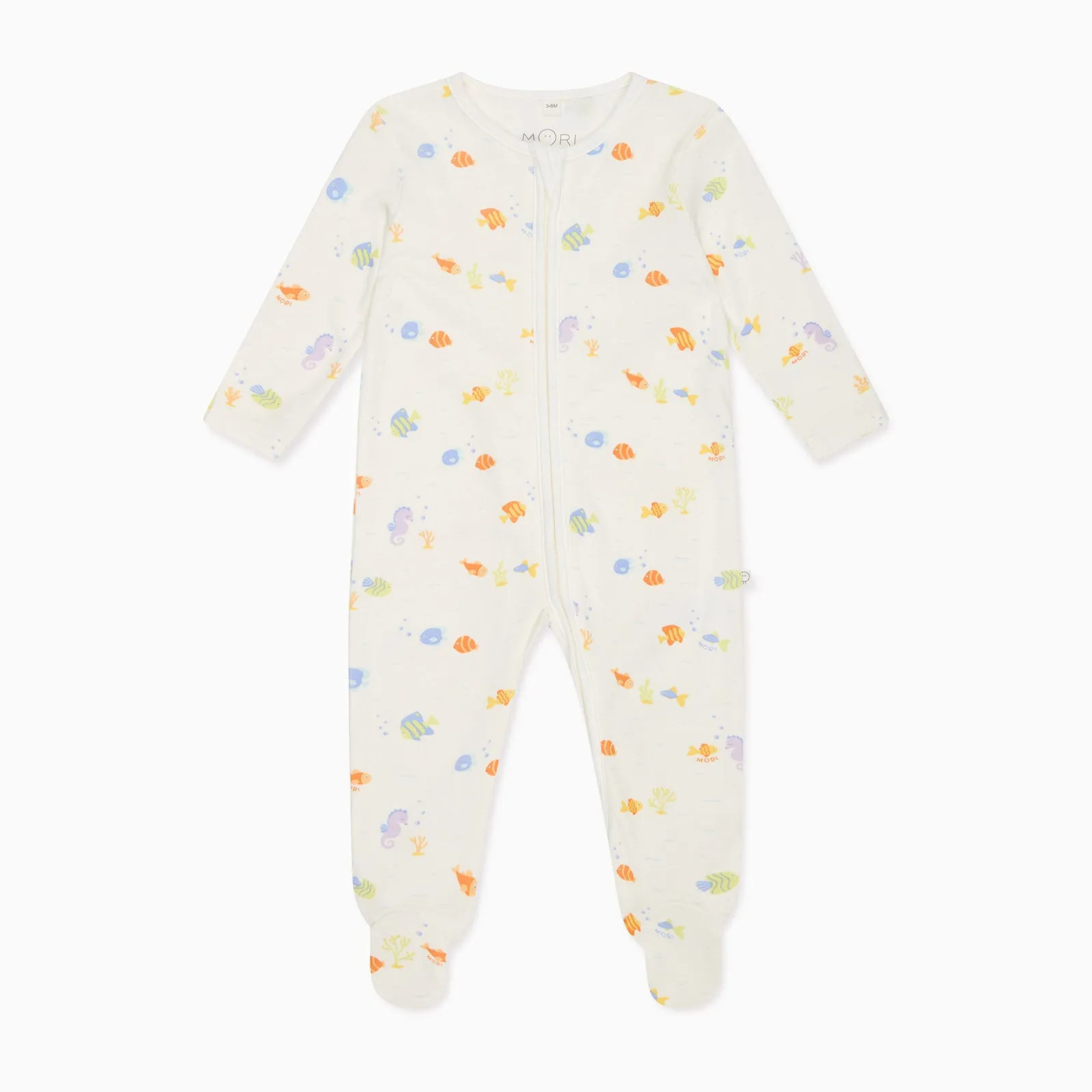 Little Fish Clever Zip Baby Pajamas
