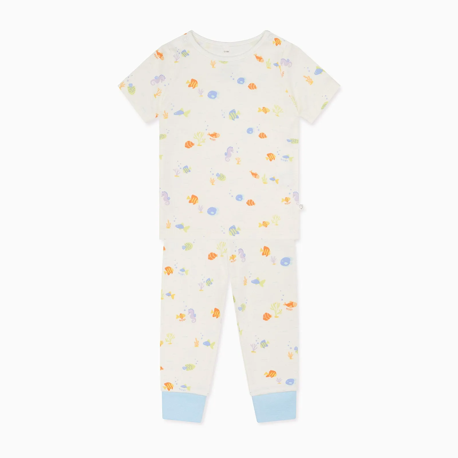 Little Fish Short Sleeve Pajama Set