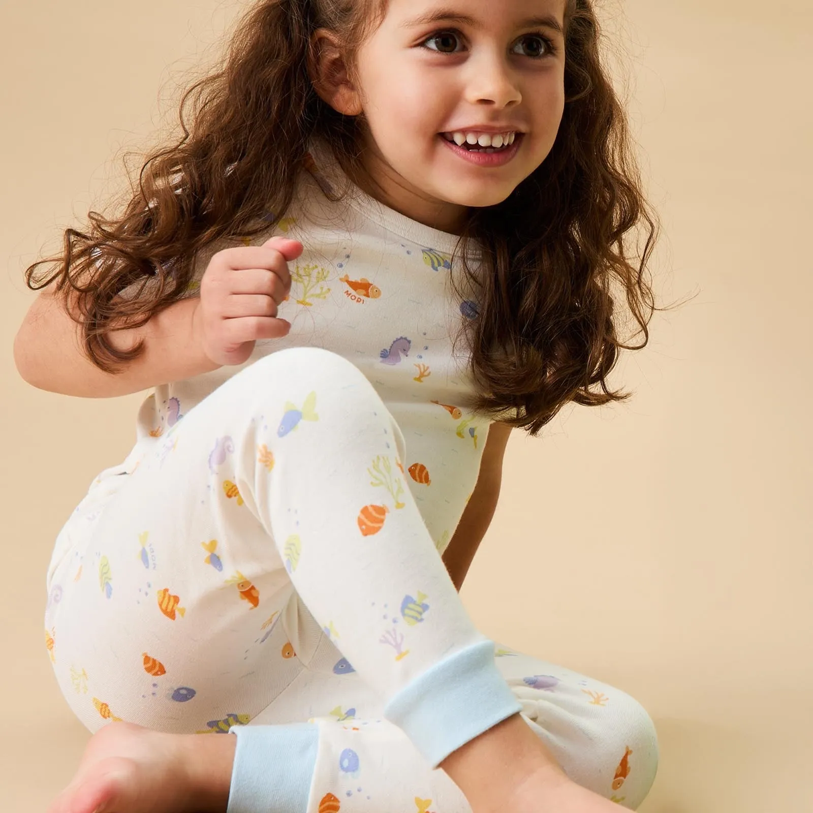 Little Fish Short Sleeve Pajama Set