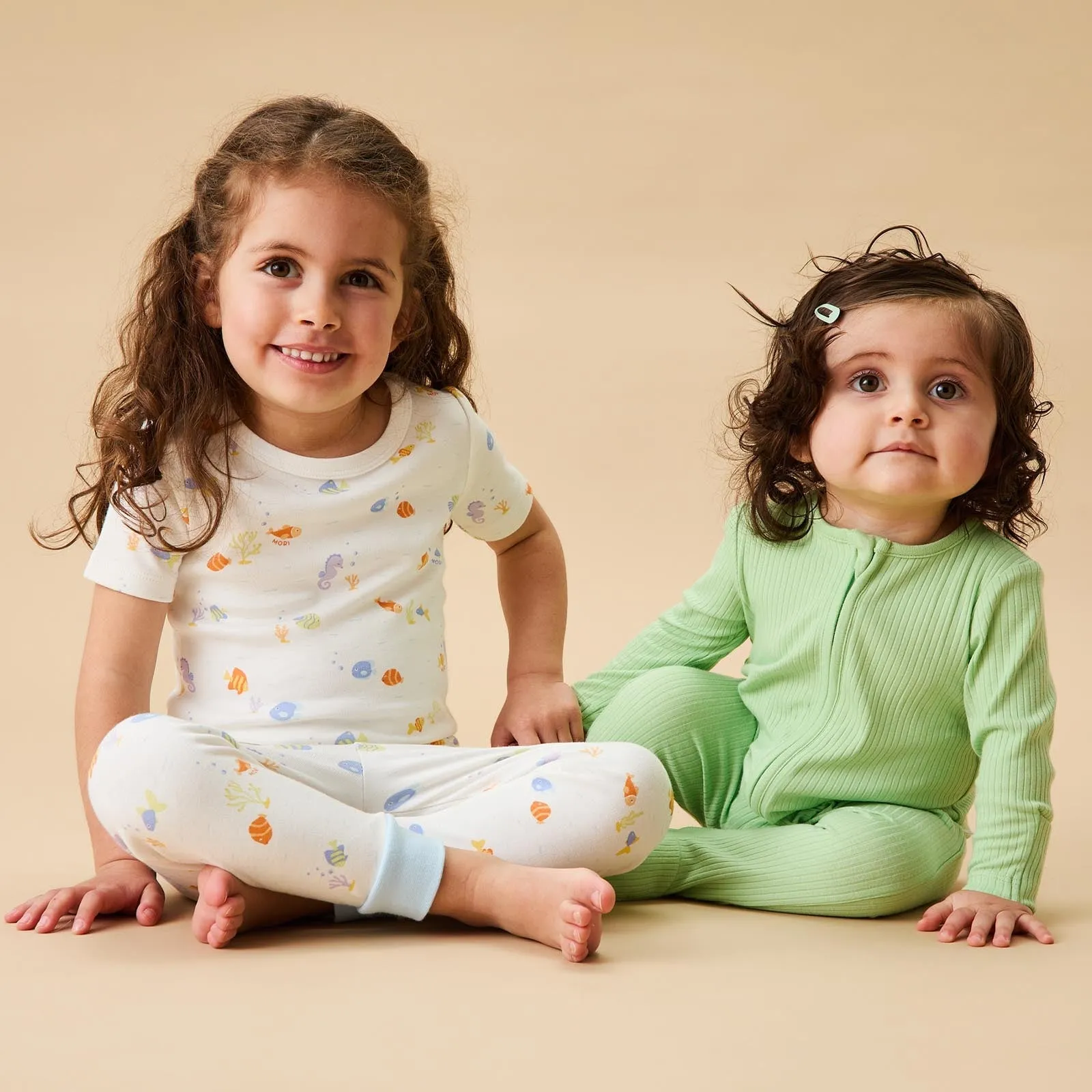 Little Fish Short Sleeve Pajama Set