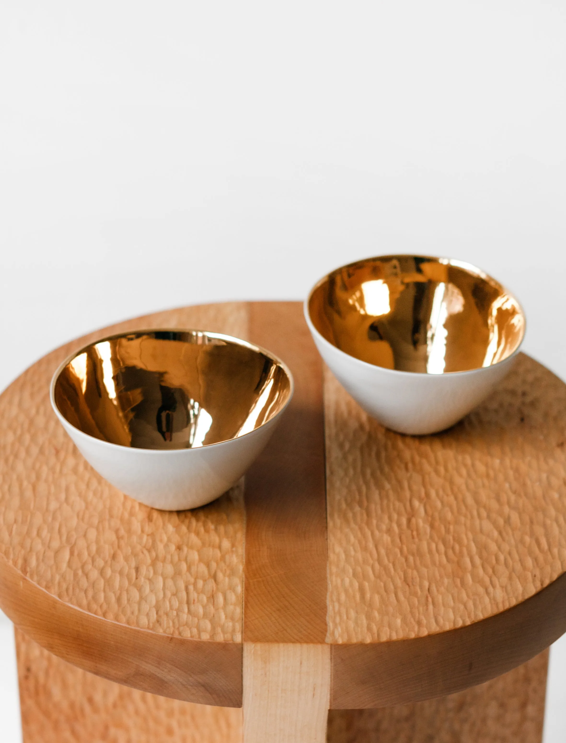 Small Bowl Porcelain Gold