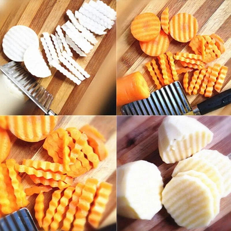 Stainless Steel Wavy Edged Potato Cutter