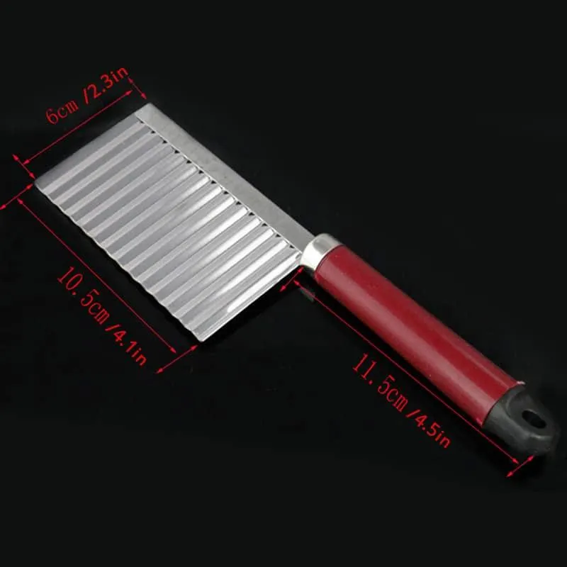 Stainless Steel Wavy Edged Potato Cutter