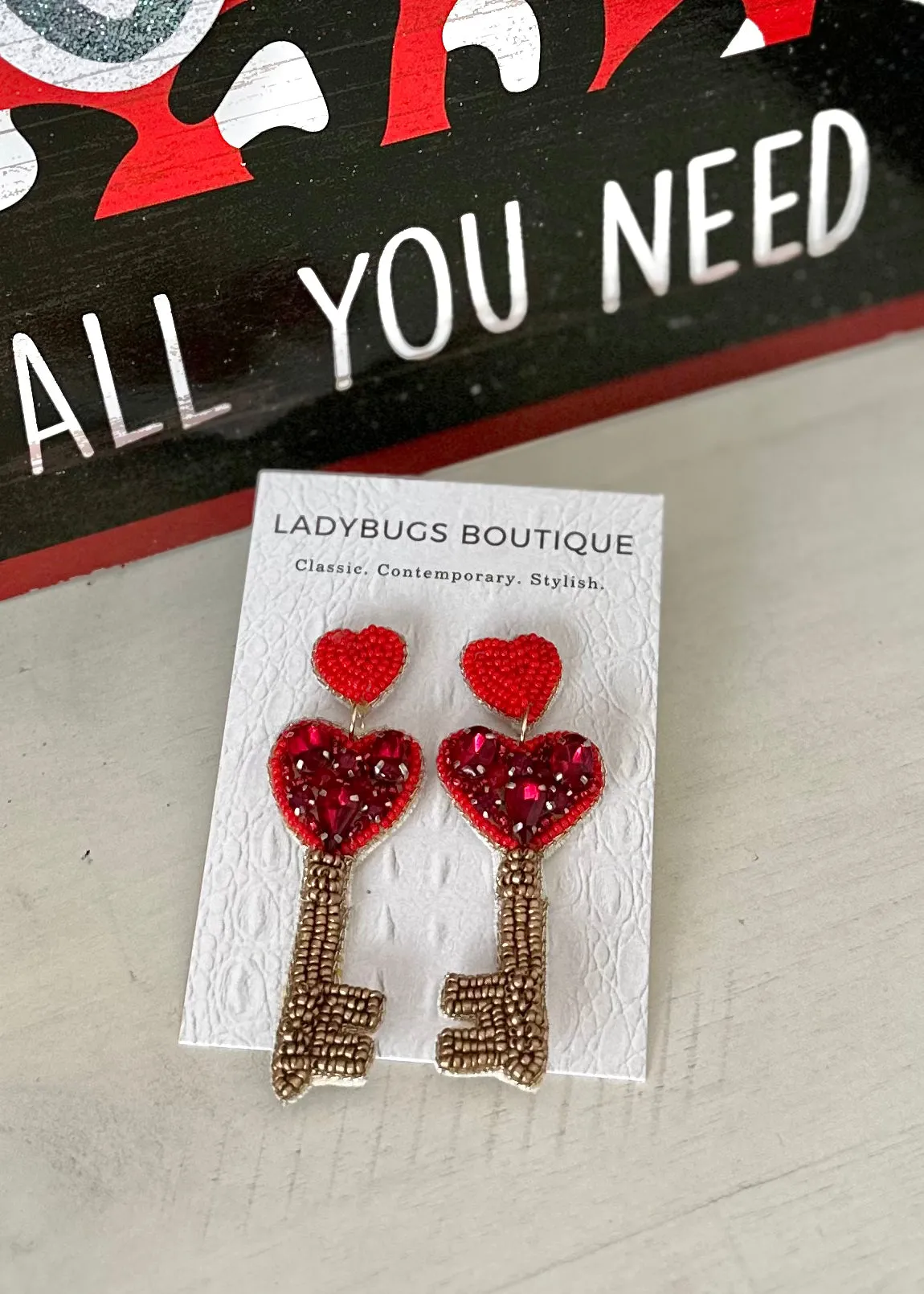 The Keys to my Heart Earrings