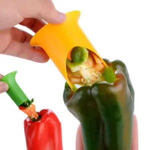 Useful Handy Manual Eco-Friendly Plastic Vegetable Corers Set
