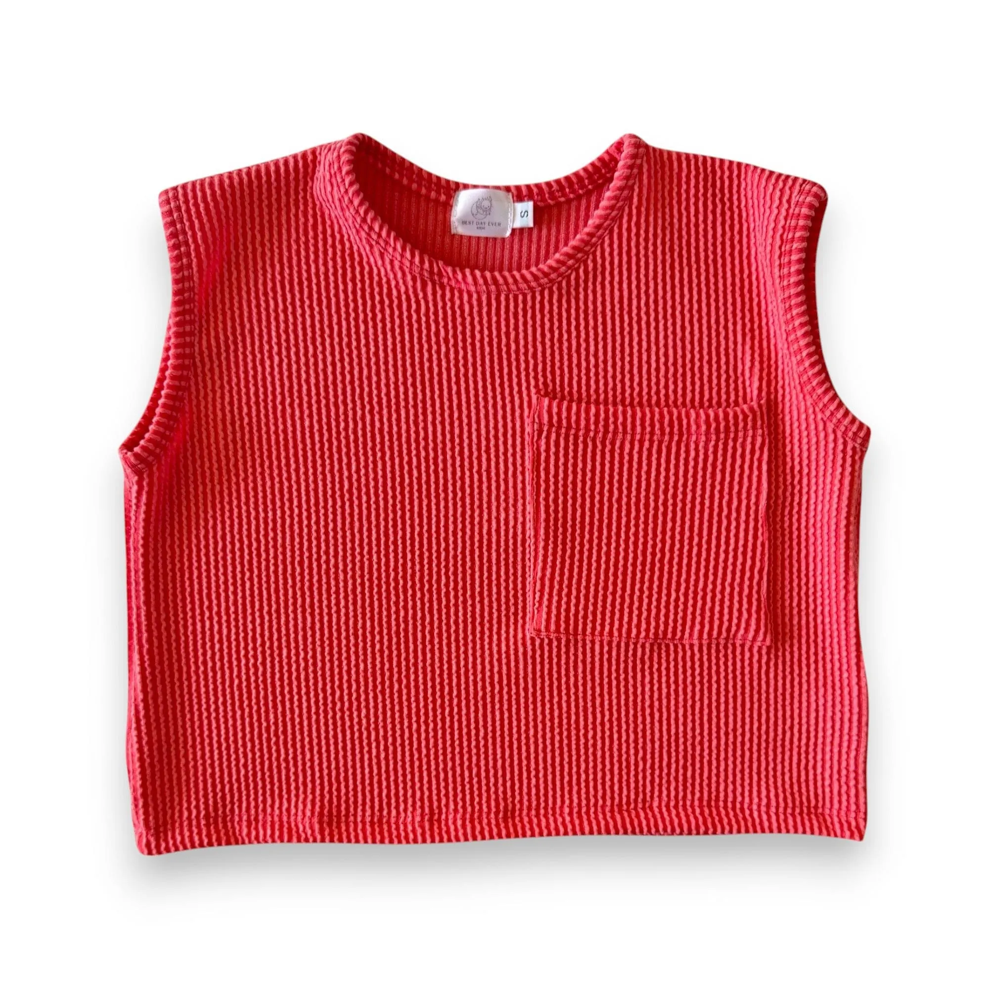 Wavy Rib Tank - Fruit Punch