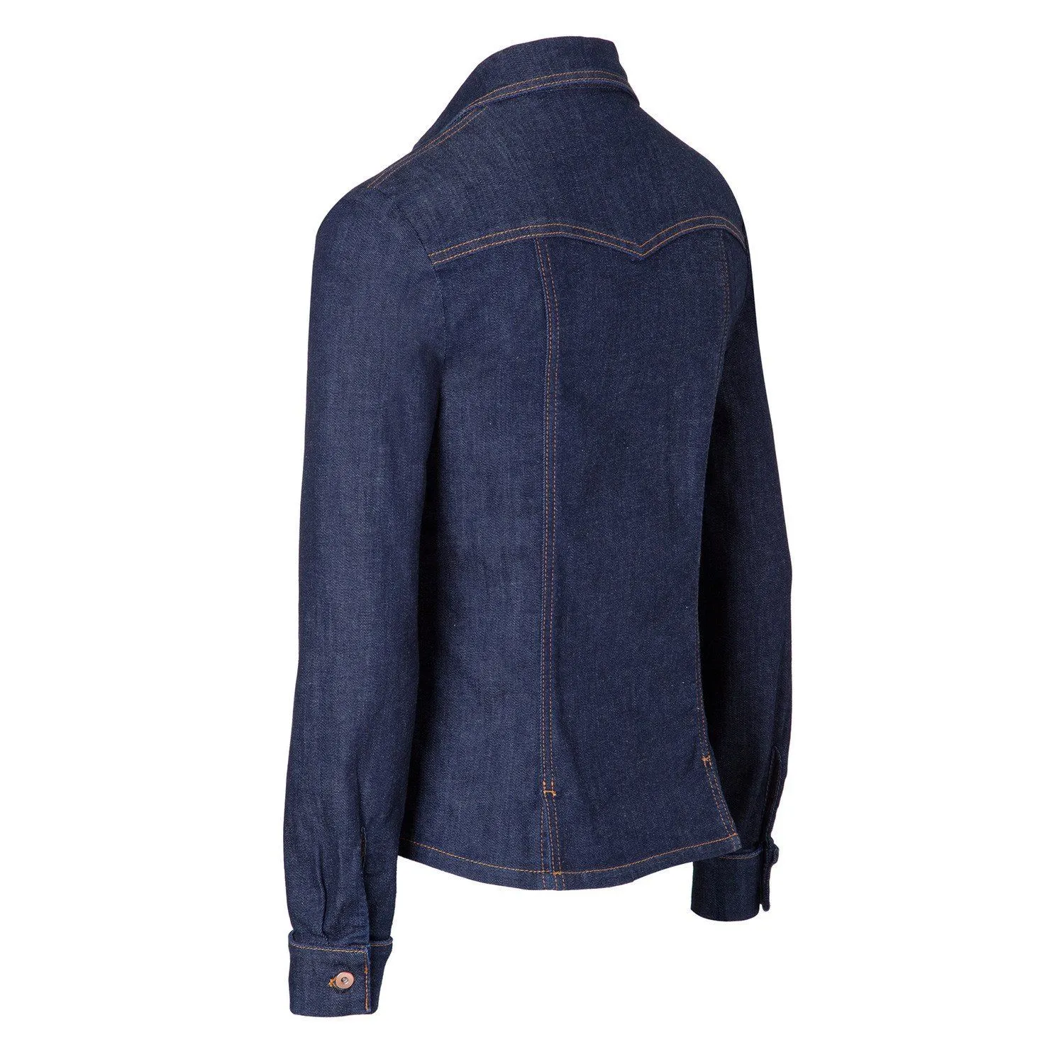 Womens Shirt Jacket - Raw One Wash