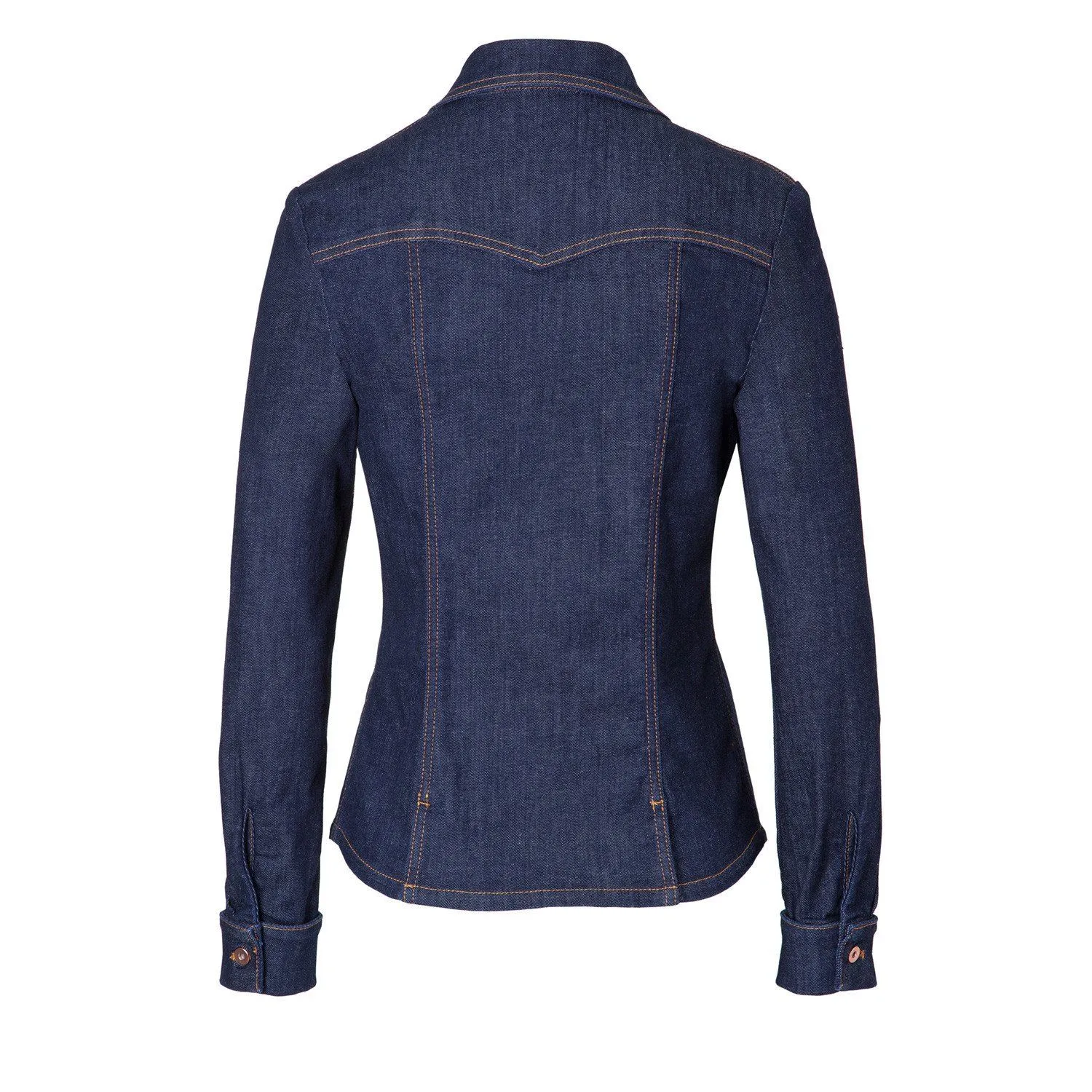 Womens Shirt Jacket - Raw One Wash