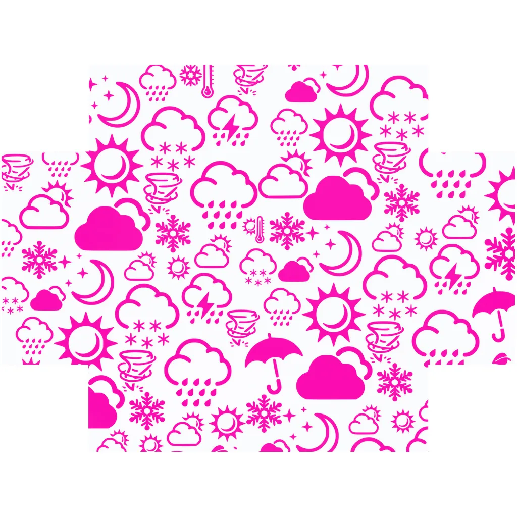 Wx Icon (Pink) Crib Sheet